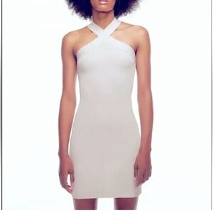 NWT House of Harlow 1960 Ribbed Knit Mini Dress